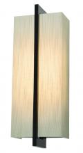 AFX Lighting, Inc. APS051314LAJUDES-JT - Apex LED Sconce - Espresso Finish - Jute Shade