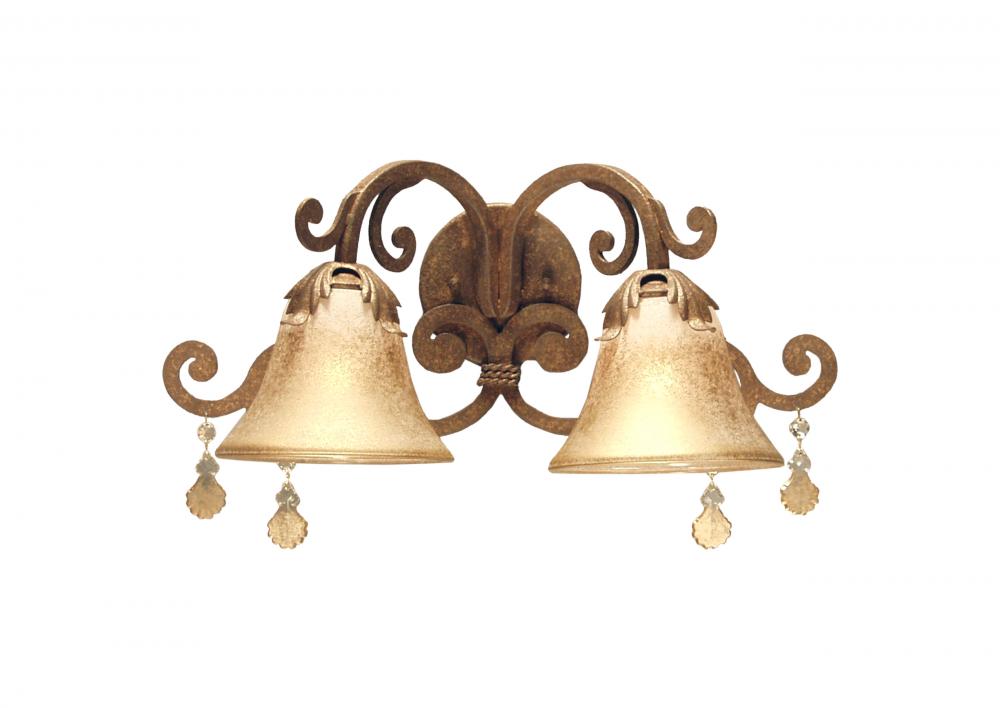 20" Wide Christiana 2 Light Wall Sconce