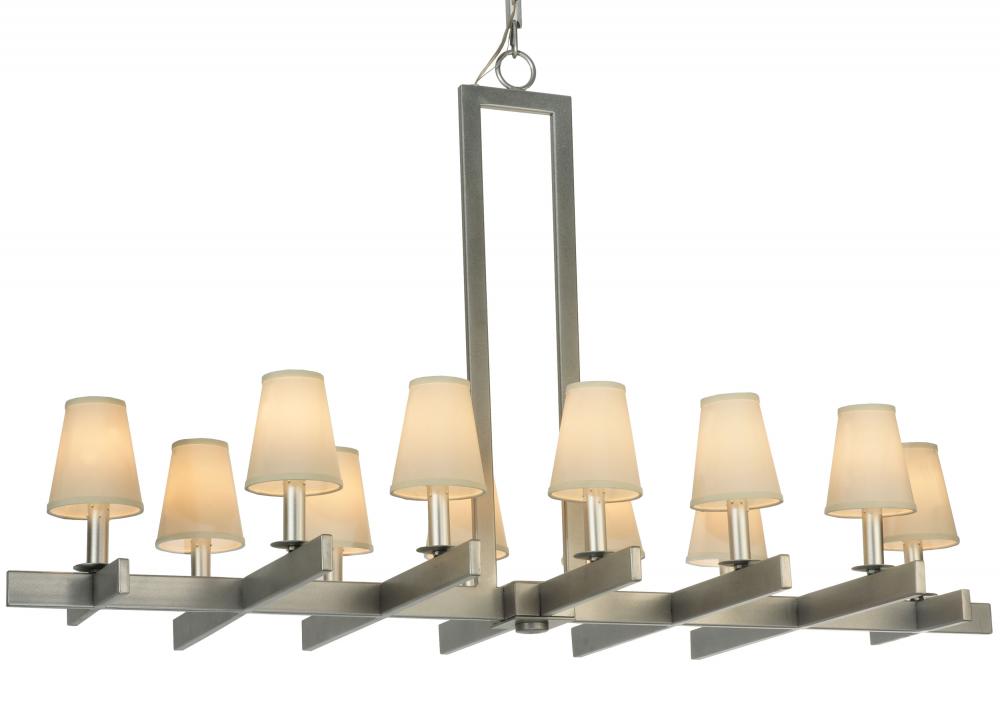 48" Long Dante 12 Light Chandelier