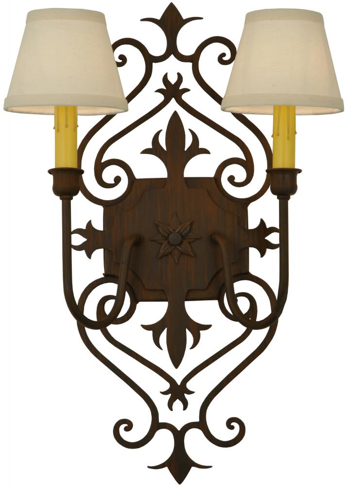 14" Wide Louisa Wall Sconce