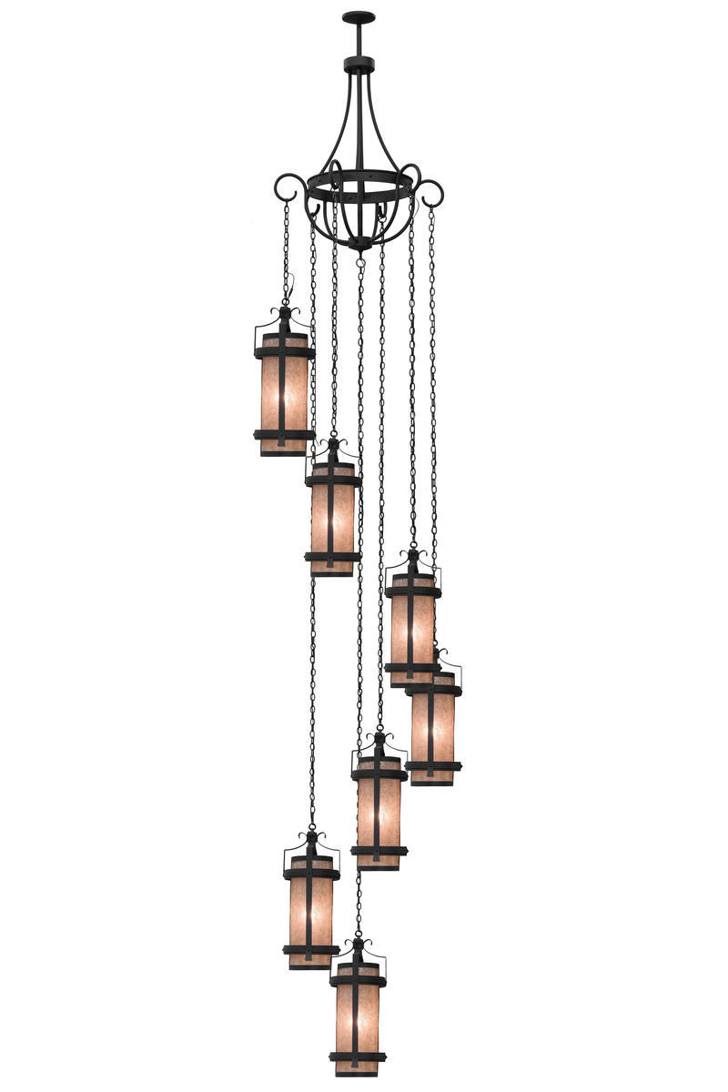 45"W Castellon 7 LT Cascading Pendant