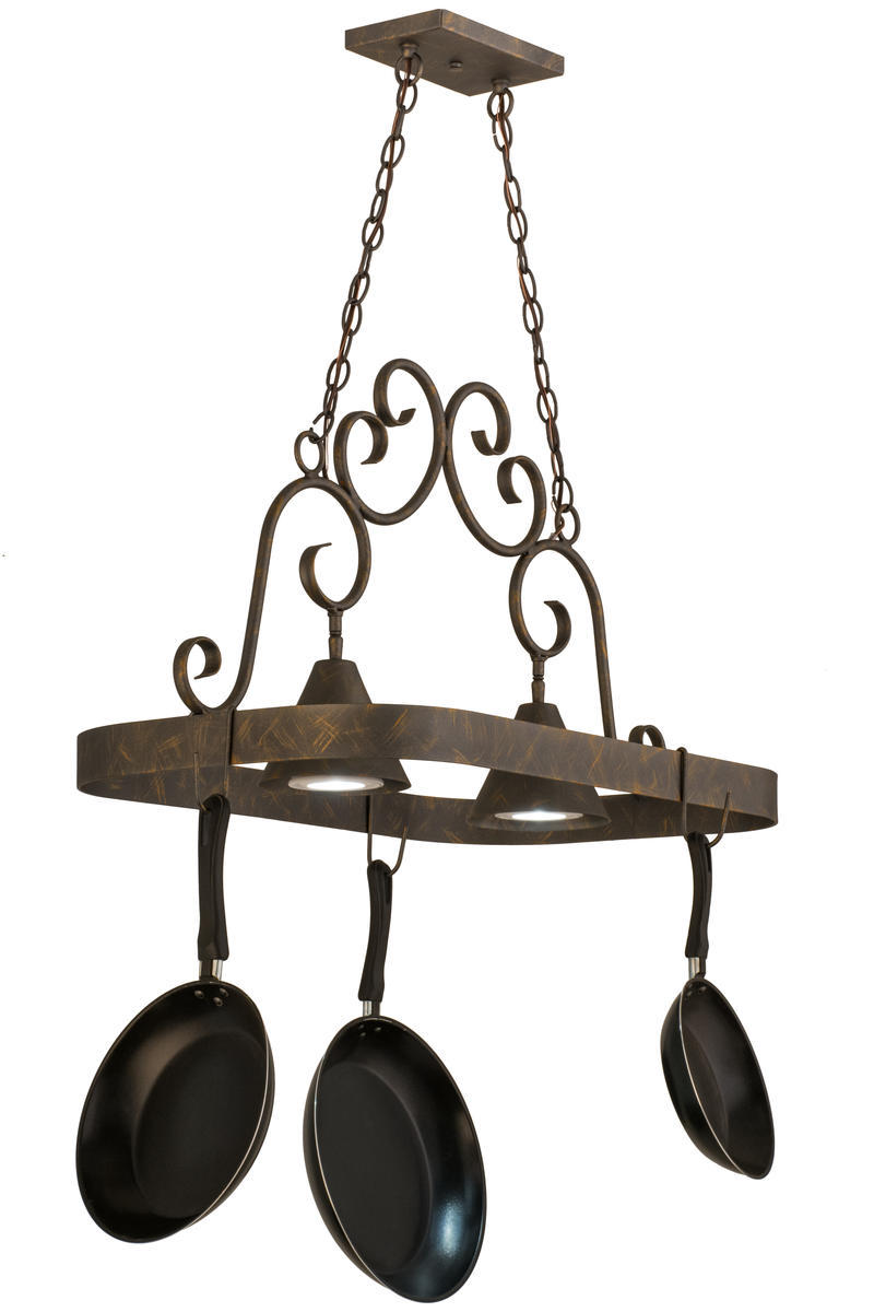 32"W Elana 2 LT Pot Rack