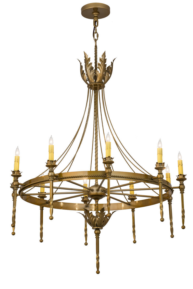 36"W Amaury 10 LT Chandelier