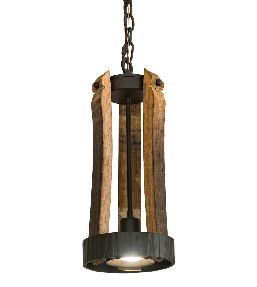 7.5" Wide Barrel Stave Pendant