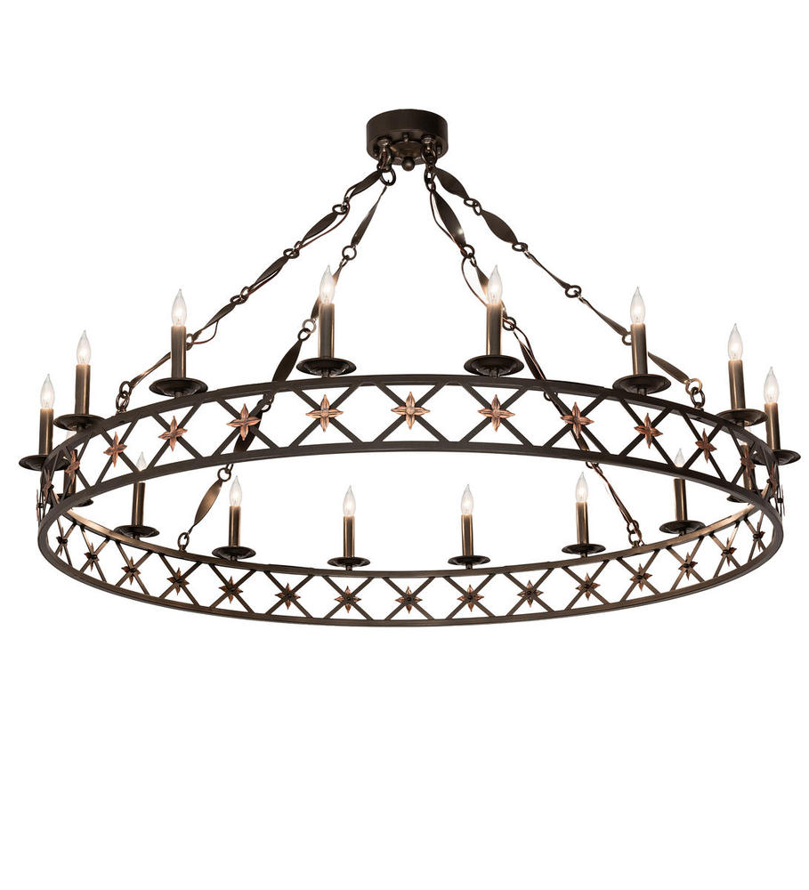 53" Wide Kingsbridge 16 Light Chandelier