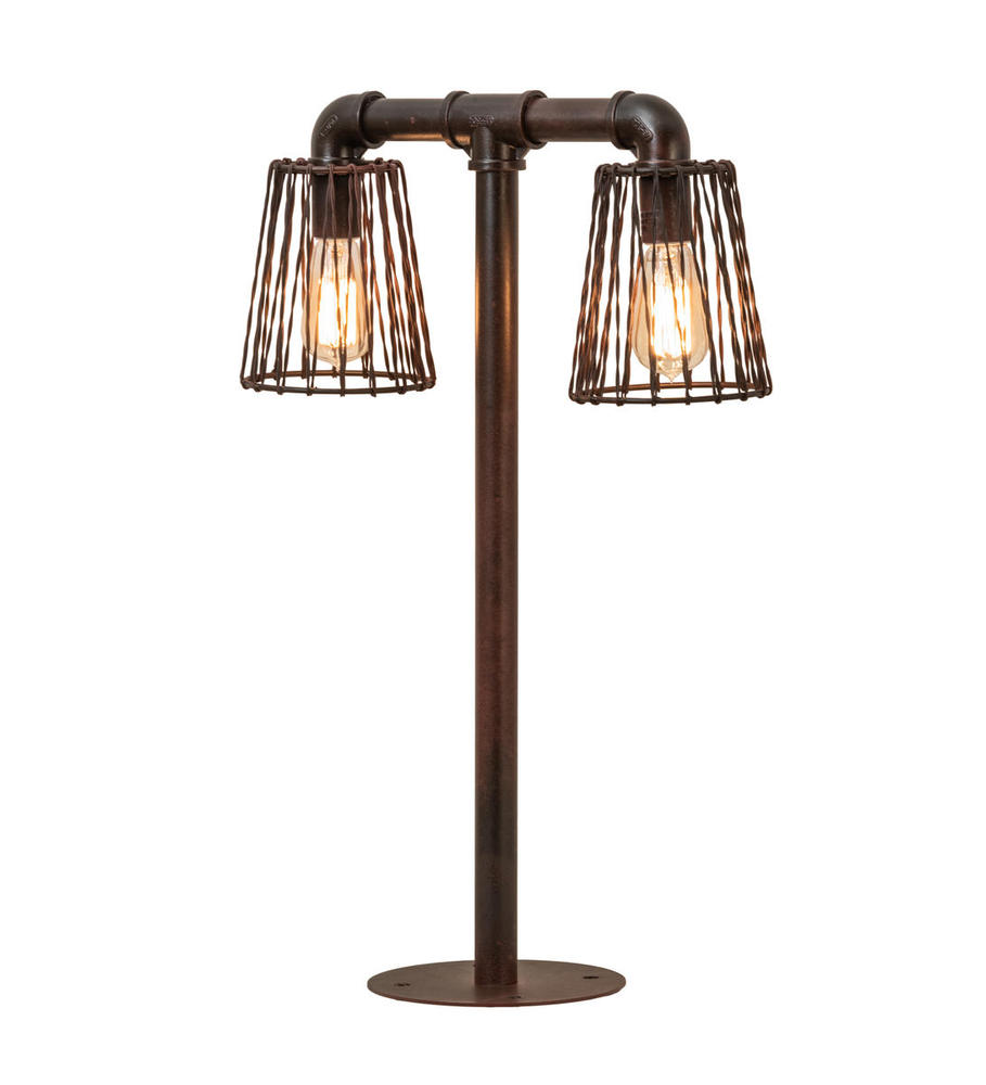 28" High X 18" Wide PipeDream 2 Light Table Lamp