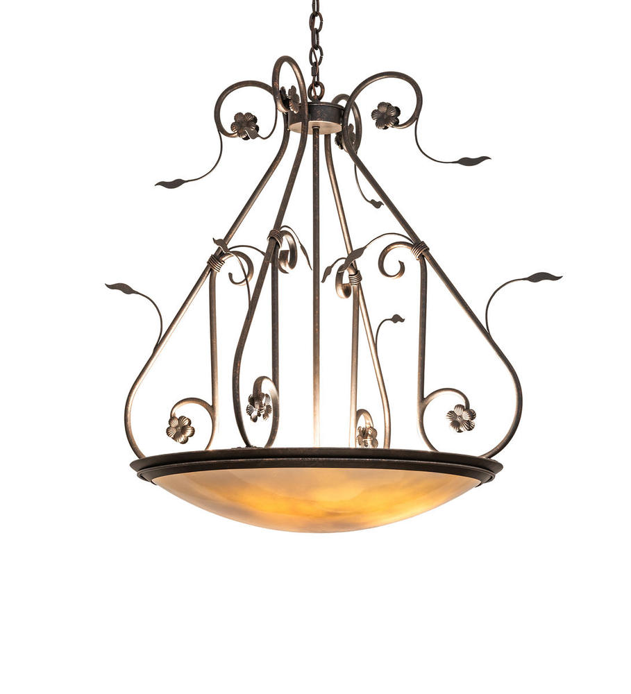 34" Wide Bordeaux Inverted Pendant