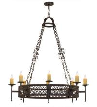 2nd Avenue Designs White 115209 - 48"W Toscano 8 LT Chandelier