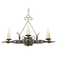 2nd Avenue Designs White 115231 - 28" Long Elianna 4 Light Chandelier