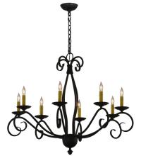 2nd Avenue Designs White 115923 - 36"W Sienna 8 LT Chandelier