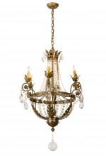 2nd Avenue Designs White 146785 - 26"W Antonia 6 LT Chandelier