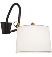 2nd Avenue Designs White 153400 - 20"W Stuyvesant Swing Arm Wall Sconce