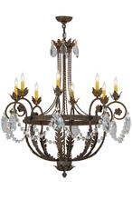 2nd Avenue Designs White 156609 - 38"W Antonia 8 LT Chandelier