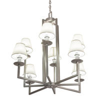 2nd Avenue Designs White 197107 - 43" Wide Porte Tournante 8 Light Chandelier