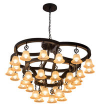 2nd Avenue Designs White 197782 - 65" Wide Cretella 34 LT Chandelier