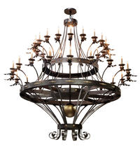 2nd Avenue Designs White 198967 - 112" Wide Chloe 40 Light Chandelier