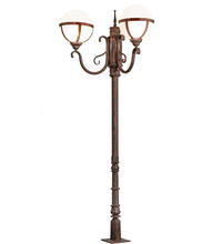 2nd Avenue Designs White 200260 - 84" High Bola Tavern Street Lamp