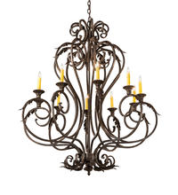 2nd Avenue Designs White 210727 - 42" Wide Josephine 10 Light Chandelier