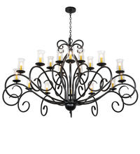 2nd Avenue Designs White 217145 - 72" Wide Sienna 18 Light Chandelier