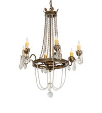 2nd Avenue Designs White 232504 - 28" Wide Dominique Chandelier