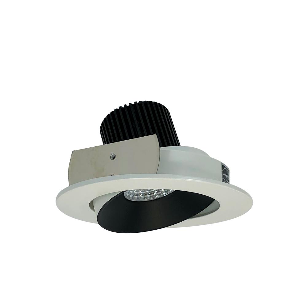 4" Iolite LED Round Adjustable Cone Reflector, 1000lm / 14W, 3000K, Black Reflector / White