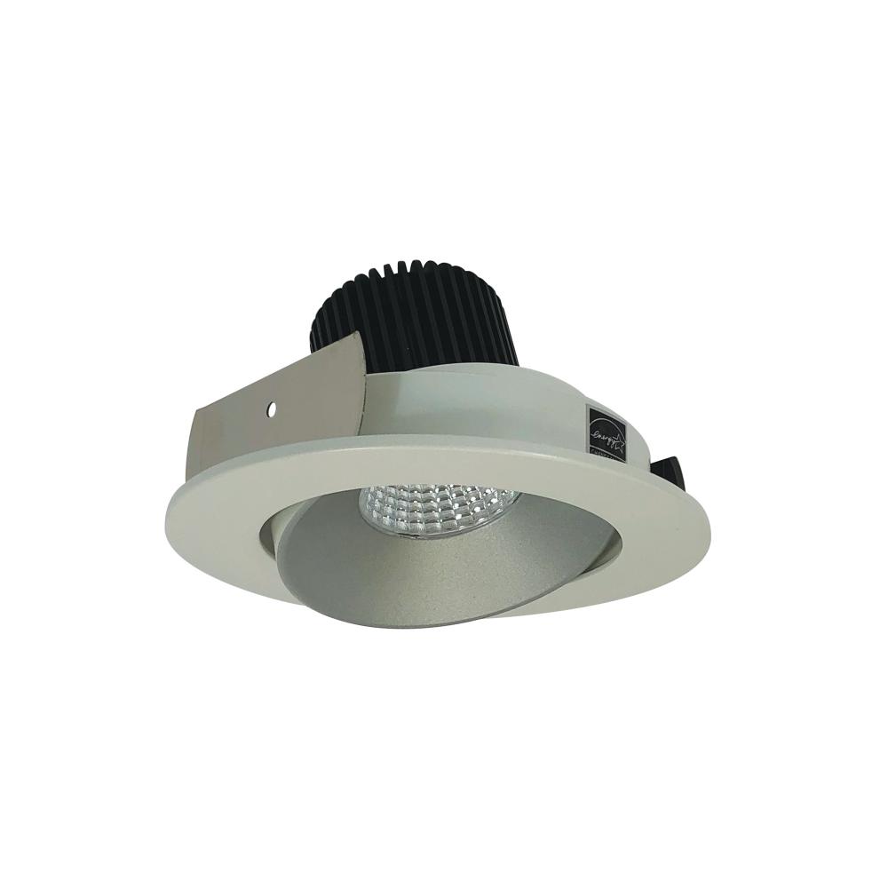 4" Iolite LED Round Adjustable Cone Reflector, 800lm / 14W, 5000K, Haze Reflector / White Flange