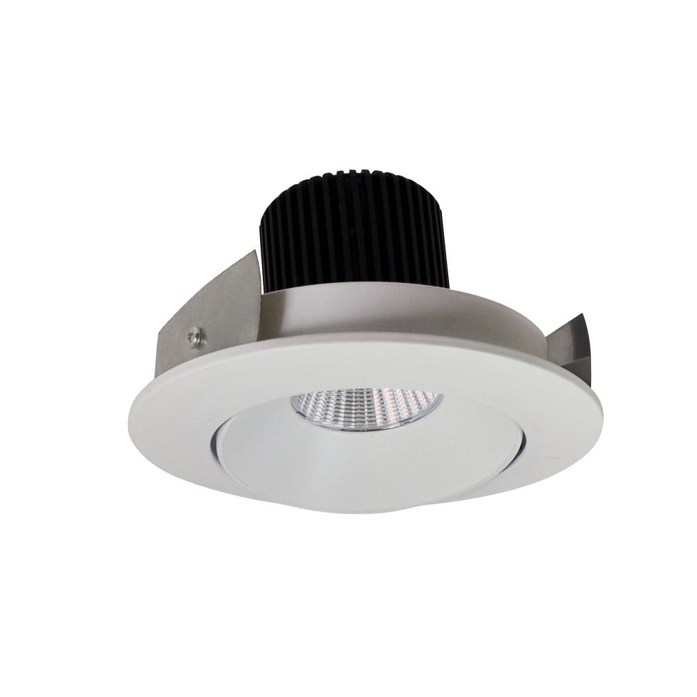 4" Iolite LED Round Adjustable Cone Reflector, 1000lm / 14W, 3000K, White Reflector / White