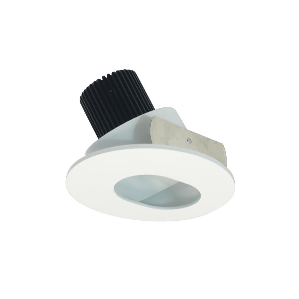 4" Iolite LED Round Adjustable Slot Aperture, 10-Degree Optic, 750lm / 12W, 3000K, Matte Powder