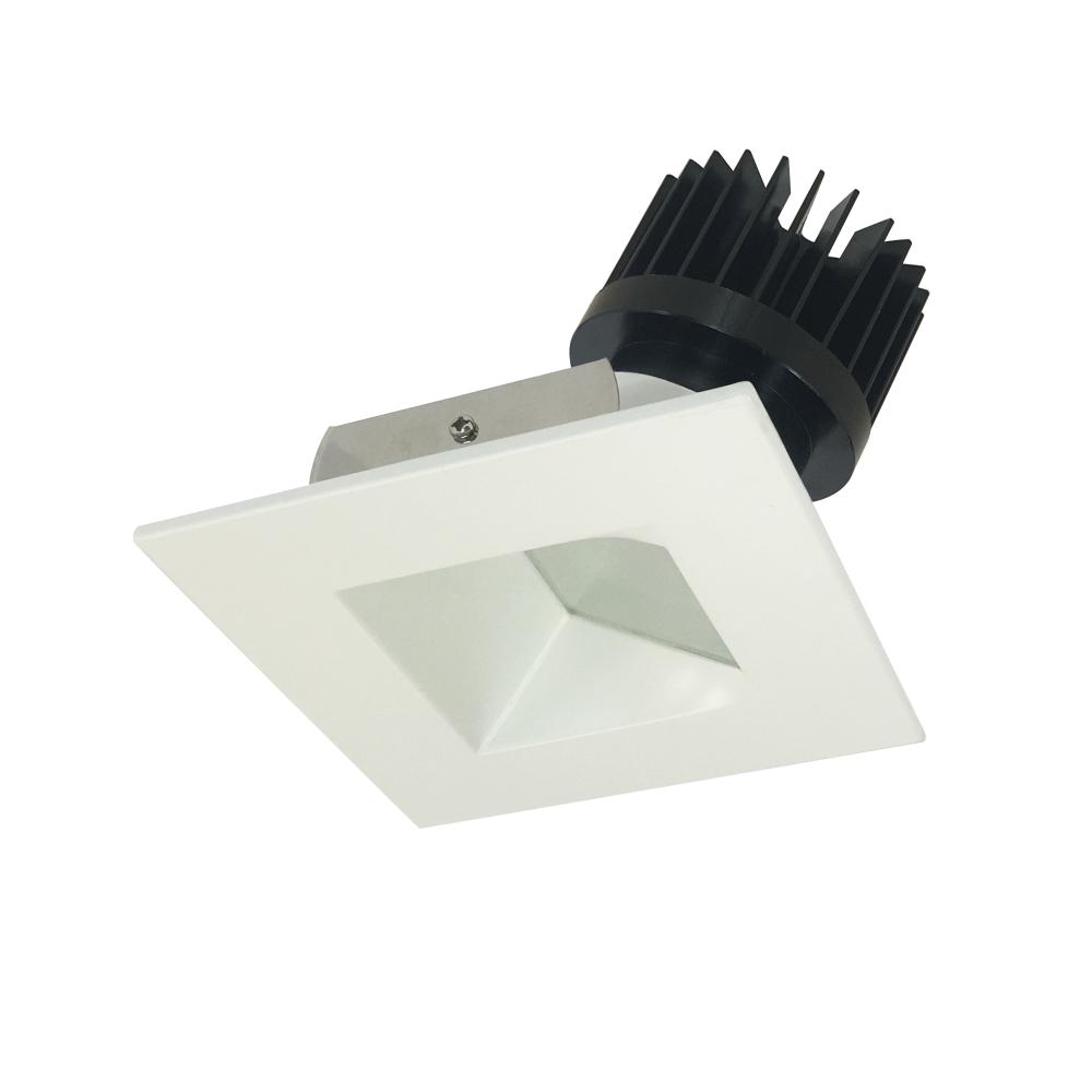 4" Iolite LED Square Wall Wash, 1500lm/2000lm (varies by housing), 2700K, Matte Powder White