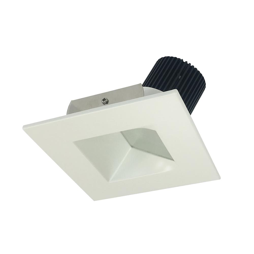 4" Iolite LED Square Wall Wash, 1000lm / 14W, 5000K, White Reflector / White Flange