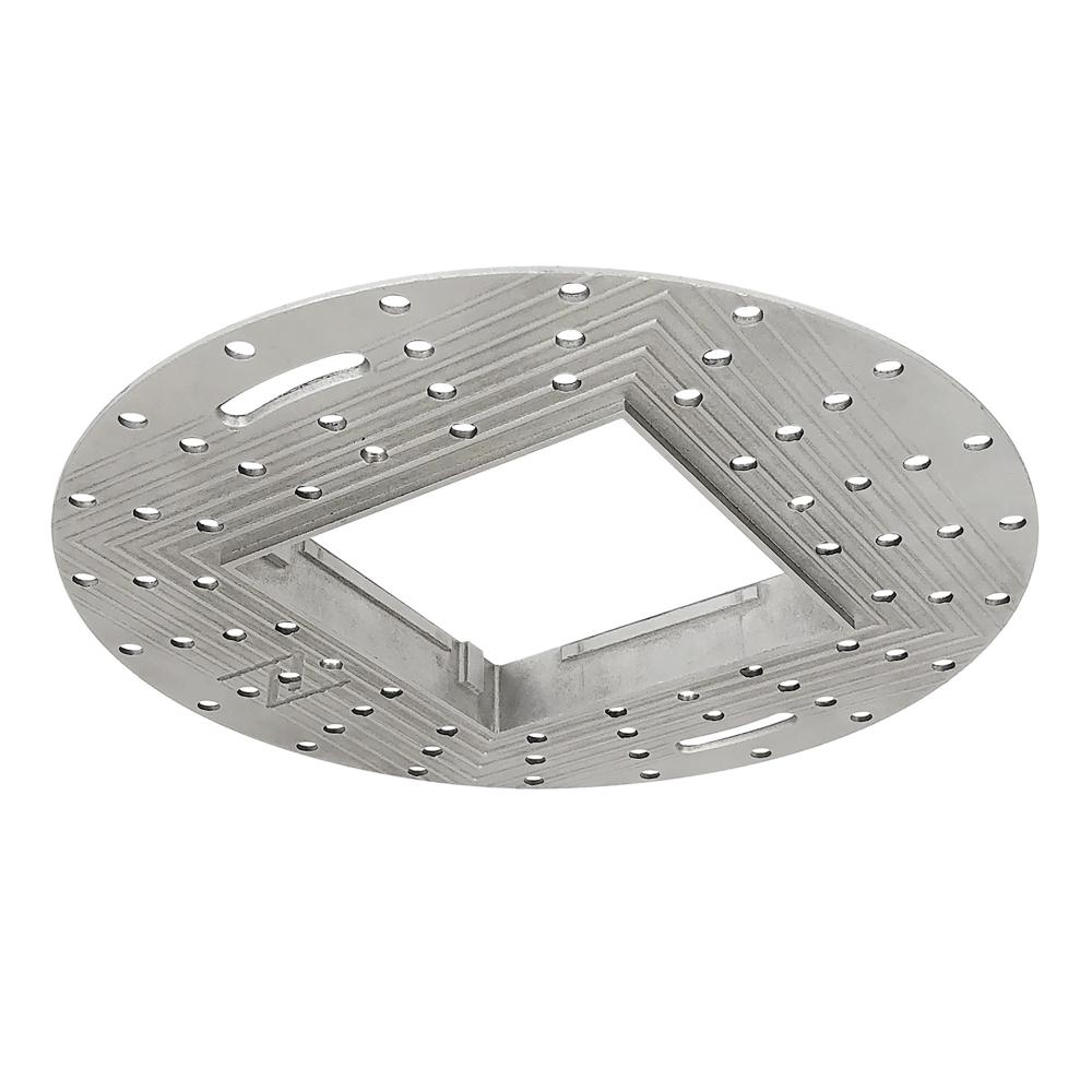 4" Square Trimless Mud Ring for 4" Iolite PLUS Square Trimless