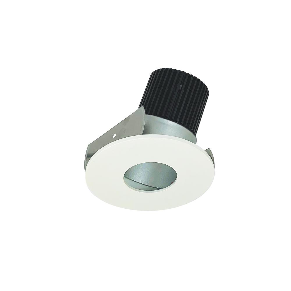 2" Iolite LED Round Adjustable Pinhole, 1000lm / 14W, 3000K, Haze Pinhole / Matte Powder White