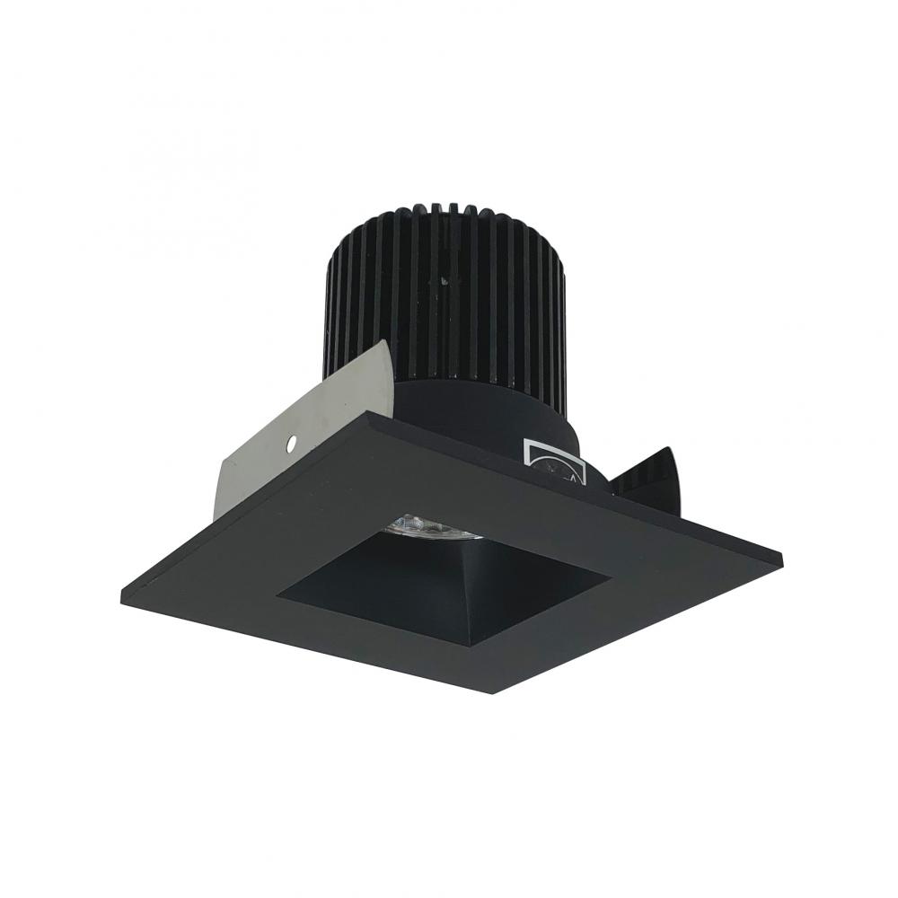 2" Iolite LED Square Reflector with Square Aperture, 10-Degree Optic, 800lm / 12W, 3500K, Black