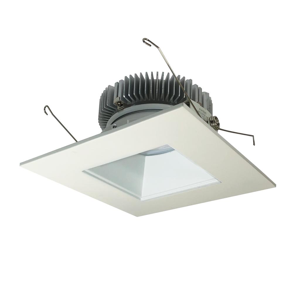 6" Cobalt Dedicated High Lumen Square/Square, 2000lm, 2700K, Matte Powder White Reflector /