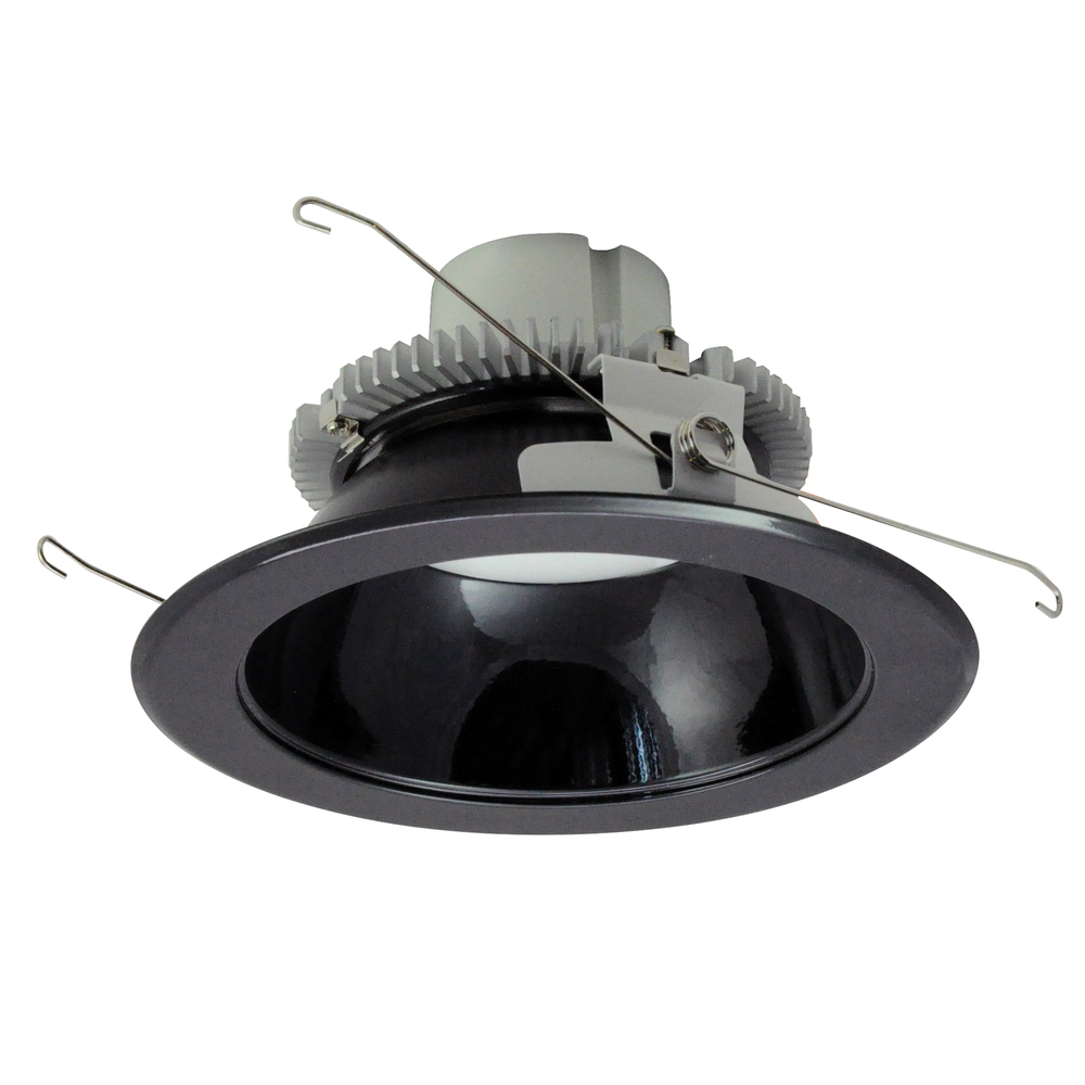 6" Cobalt Click Round Retrofit Reflector, 1000lm / 12W, 4000K, Black Reflector / Black Flange