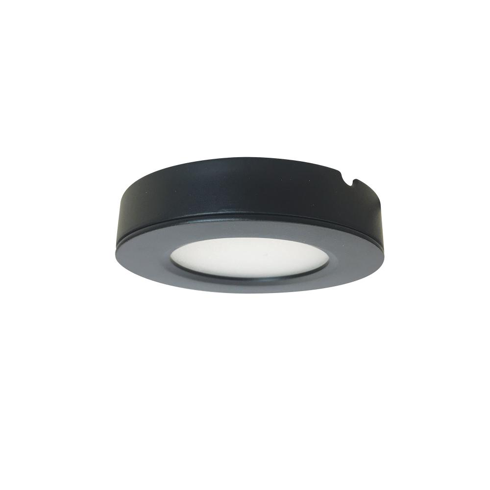 24V Josh LED Puck Light, 300lm / 4000K, Black Finish