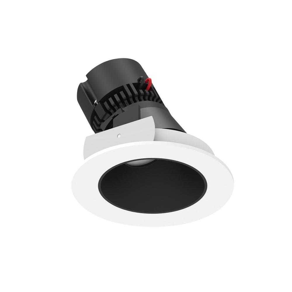 4" Pearl Low Voltage LED Round Adjustable Slot Retrofit, 1050lm / 11W, 3000K, Black Reflector /