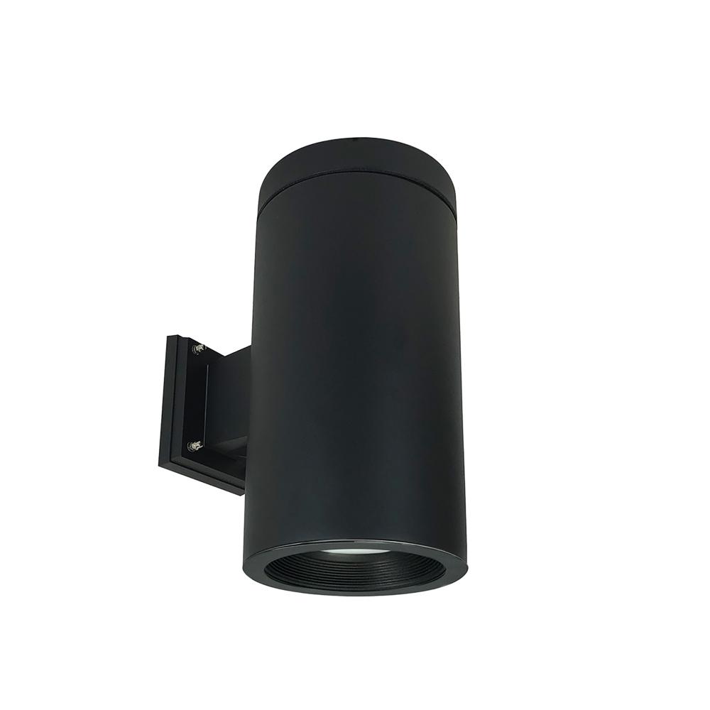 6" Cobalt Wall Mount Cylinder, Black, 1000L, 4000K, Black/Black Baffle, 120V Triac/ELV/0-10V &