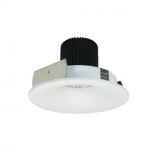 Nora NIO-4RNB40XMPW/10 - 4" Iolite LED Round Bullnose, 1000lm / 14W, 4000K, Matte Powder White Finish