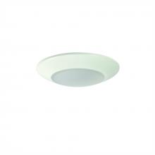 Nora NLOPAC-R4509T2440W - 4" AC Opal LED Surface Mount, 700lm / 10.5W, 4000K, White finish