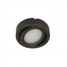 Nora NMP-A40BZ - 12V Josh Adjustable LED Puck Light, 300lm / 4000K, Bronze Finish