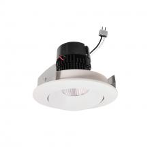 Nora NPRLV-4RCCDXWW - 4" Pearl Low Voltage LED Round Adjustable Cone Retrofit, 700lm / 11W, Comfort Dim, White