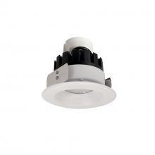 Nora NRMC3-41L135FWW - 4" Marquise III Retrofit, White Reflector/White Flange, 120-277V; 0-10V Dimming, 1300lm / 12W,