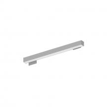 Nora NWLIN-21040A/L4P-R2 - 2' L-Line LED Wall Mount Linear, 2100lm / 4000K, 4"x4" Left Plate & 2"x4" Right