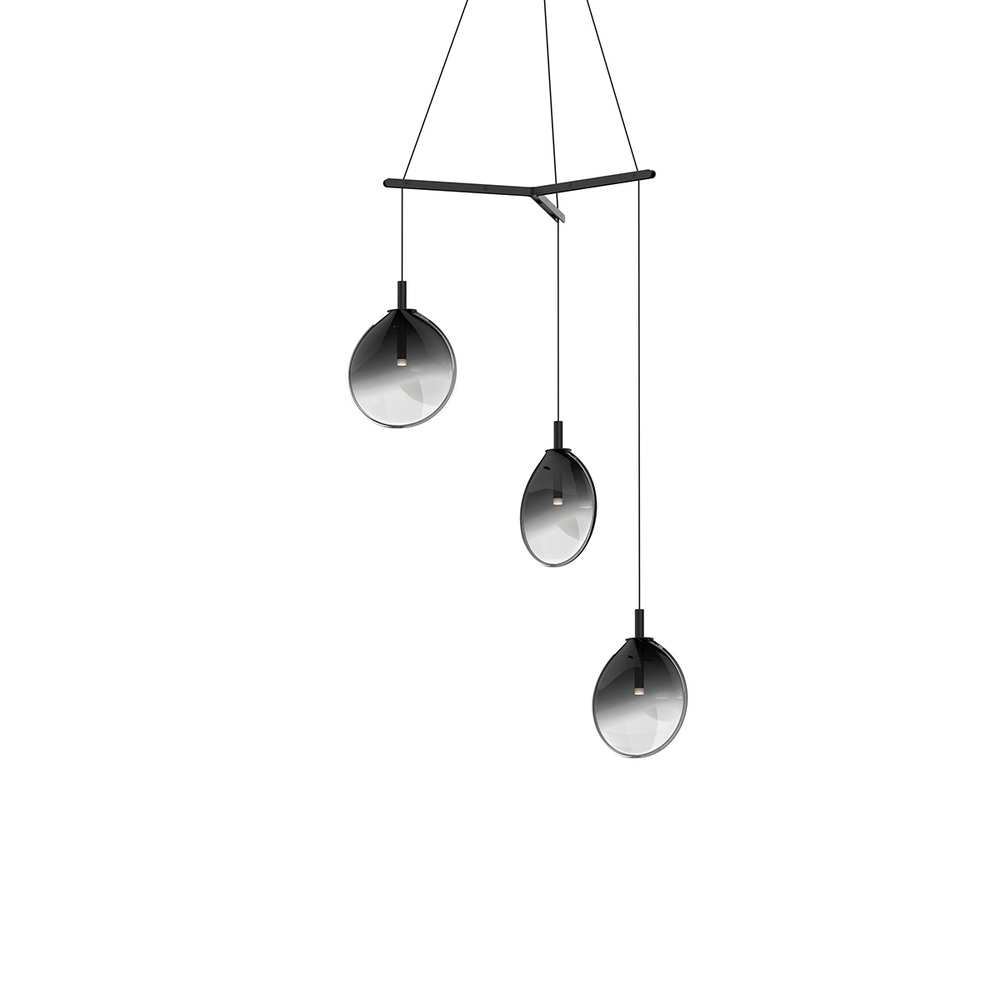 Small 3-Light Tri-Spreader LED Pendant