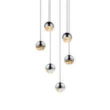 Sonneman 2915.01-SML - 6-Light Round Small LED Pendant