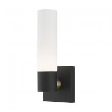 Livex Lighting 10101-14 - Textured Black ADA Single Sconce