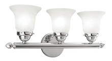 Livex Lighting 1063-05 - 3 Light Polished Chrome Bath Light