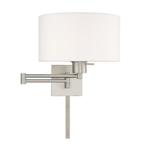  40036-91 - 1 Lt Brushed Nickel Swing Arm Wall Lamp