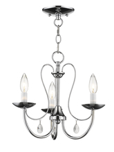 Livex Lighting 40863-05 - 3 Light Polished Chrome Chandelier